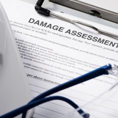 Hail damage insurance claim forms are important after a storm