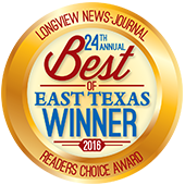 24th Annual Best of East Texas Winner Seal